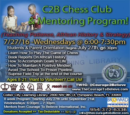 chess program flyer